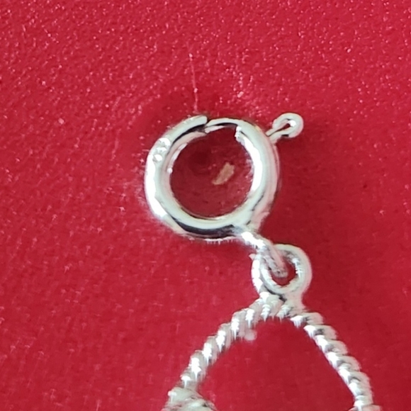 925 Sterling Silver Mini Purse Pocketbook Pendant Charm - Picture 3 of 3